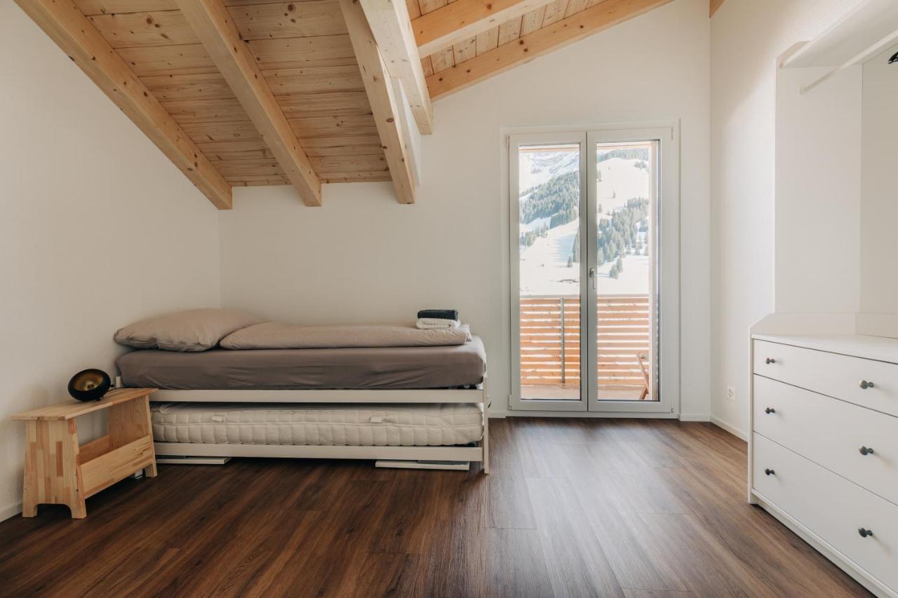 Chuenislodge2- Zwei Balkone, Gemuetlicher Kamin, Top Aussicht 아델보덴 외부 사진
